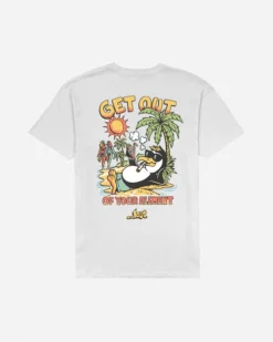LOST CLOTHING GET OUT TEE (10500833) -Reef Surf Shop 10500833 WHT 1 71084.1685476095