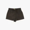 DUVIN BLACK LEOPARD SHORT (DWS103BLK)