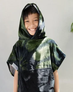 LEUS TIE DYE CAMO ORIGINAL ECO PONCHO -Reef Surf Shop 2Y6A0286 06731.1673632276
