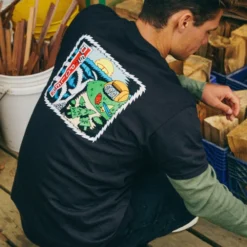 DARK SEAS X POLER NORTHWEST PREMIUM T-SHIRT -Reef Surf Shop 304400356P BLK 3 88825.1680541324