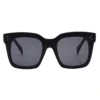 I-SEA WOMEN'S SUNGLASSES - WAVERLY (MATTE BLACK/SMOKE POLARIZED)