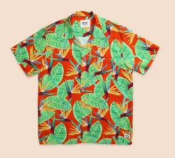 DUVIN PARADISE BUTTONUP (SSB15005RED)