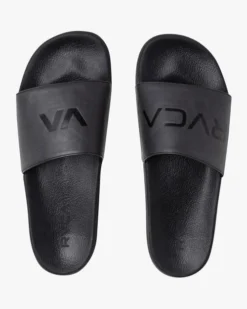 RVCA SPORT SLIDES (EX) -Reef Surf Shop avyl100049 rvca2Cp blk frt2 02798.1695245625