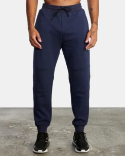 RVCA TECH FLEECE SWEATPANT II(EX) -Reef Surf Shop avynp00168 rvca2Cw nvy frt1 60943.1694016180