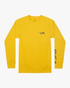 RVCA LONGSLEEVE RASHGUARD(EX) -Reef Surf Shop avywr00119 rvca2Cf gol frt1 99527.1694016206