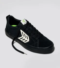 CARIUMA PRO SKATE ALL BLACK SUEDE SHOES(EX) -Reef Surf Shop catiba pro all black sneaker canvas.hover 36753.1679339328