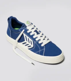 CARIUMA CATIBA PRO MYSTERY BLUE MEN'S SHOE -Reef Surf Shop catiba pro blue contrast ivory canvas.fb feed 38281.1674596258