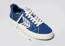 CARIUMA CATIBA PRO MYSTERY BLUE MEN'S SHOE -Reef Surf Shop catiba pro blue contrast ivory canvas.slideshow3 02336.1674596257