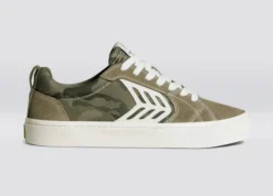 CARIUMA CATIBA PRO BURNT SAND/ CAMO MEN'S SHOE -Reef Surf Shop catiba pro camouflage ivory canvas sneaker.slideshow1 07064.1674596400