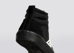 CARIUMA CATIBA PRO HIGH BLACK MEN'S SHOE -Reef Surf Shop catiba pro high all black ivory canvas.slideshow4 26853.1674596207