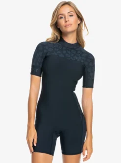 ROXY 2MM SWELL SERIES SHORT SLEEVE BACKZIP SPRING SUIT (ERJW503027)