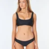 RIP CURL CLASSIC SURF ECO CROP BIKINI TOP (EX)