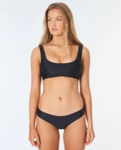 RIP CURL CLASSIC SURF ECO CROP BIKINI TOP (EX)