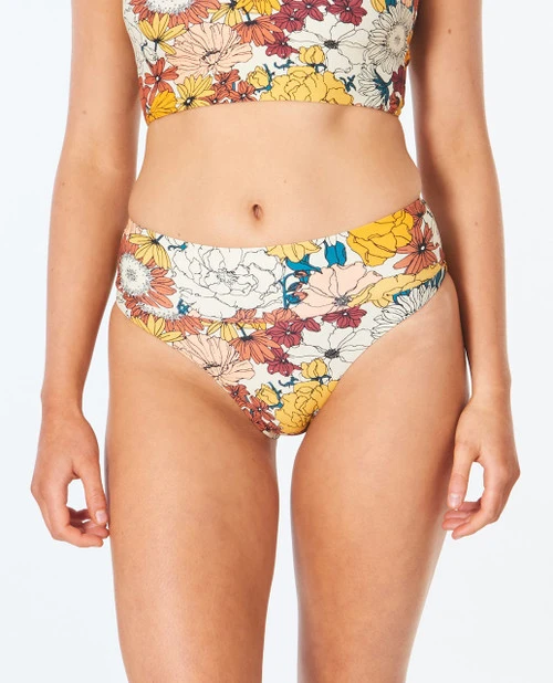 RIP CURL GOLDEN DAYS HIGH WAIST CHEEKY BIKINI BOTTOM (EX) 2 RIP CURL GOLDEN DAYS HIGH WAIST CHEEKY BIKINI BOTTOM (EX) - Image 2