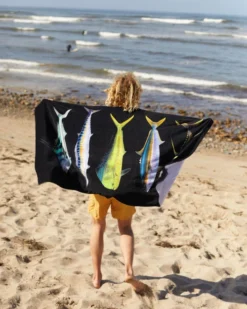 LEUS AMADEO BACHAR FISH STACK BEACH ECO TOWEL (EX) -Reef Surf Shop leus beachtowel abachar fish stack3 55477.1691177174