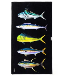 LEUS AMADEO BACHAR FISH STACK BEACH ECO TOWEL (EX)