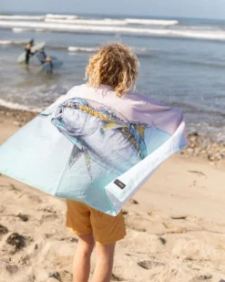 LEUS AMADEO BACHAR YELLOWTAIL BEACH ECO TOWEL -Reef Surf Shop leus beachtowel abachar yellowtail6 10730.1673632288