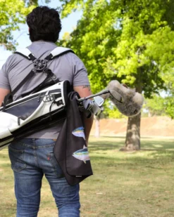 LEUS AMADEO BACHAR FISH STACK GOLF ECO TOWEL -Reef Surf Shop leus caddytowel abachar fish stack4 50909.1673632283