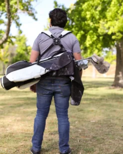 LEUS BLACK MARBLE GOLF ECO TOWEL -Reef Surf Shop leus caddytowel black marble4 20480.1673632293