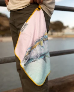 LEUS AMADEO BACHAR YELLOWTAIL FISHING ECO TOWEL -Reef Surf Shop leus fishingtowel abachar yellowtail3 85456.1673632286