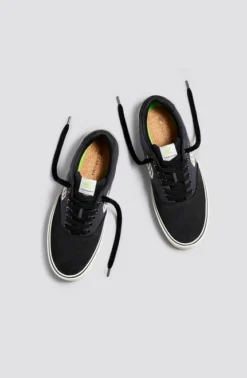 CARIUMA NAIOCA PRO JET BLACK SUEDE MEN'S SHOE -Reef Surf Shop naioca skate off black ivory suede sneaker.feature 3 52366.1674596481