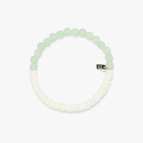 PURA VIDA PUKA SHELL & FROSTED BD BRACEL (36305) 2 PURA VIDA PUKA SHELL & FROSTED BD BRACEL (36305) - Image 2