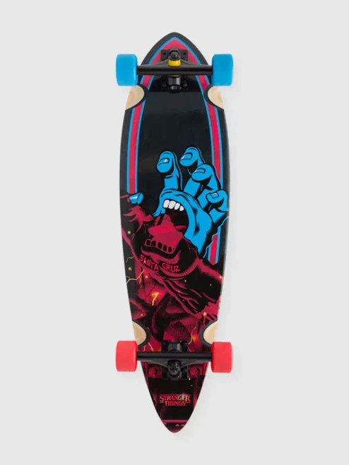 33" SANTA CRUZ SCREAMING HAND PIN TAIL CRUISER COMPLETE SKATEBOARD (STRANGER THINGS COMPLETE) 1 33" SANTA CRUZ SCREAMING HAND PIN TAIL CRUISER COMPLETE SKATEBOARD (STRANGER THINGS COMPLETE)