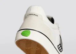 CARIUMA VALLELY VINTAGE WHITE MEN'S SHOE -Reef Surf Shop vallely skate off white black cordura suede sneaker.slideshow4 57046.1674596387
