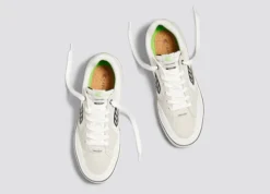 CARIUMA VALLELY VINTAGE WHITE MEN'S SHOE -Reef Surf Shop vallely skate off white black cordura suede sneaker.slideshow5 91694.1674596387