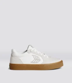 CARIUMA VALLELY SKATE GUM VINTAGE WHITE SHOES(EX)