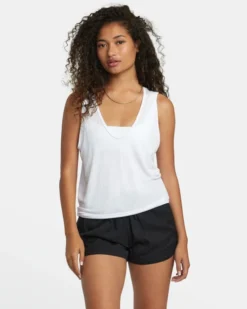 RVCA WOMEN'S MINTED TANK TOP (EX) -Reef Surf Shop w9021rmi rvca2Cw wpw frt1 71709.1694015558